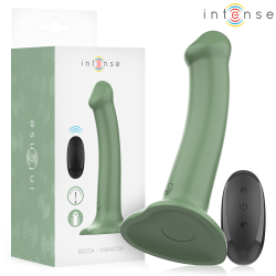 INTENSE - BECCA VIBRATOR MIT SAUGNAPF 10 VIBRATIONEN GRÜNE FERNBEDIENUNG – D-244472