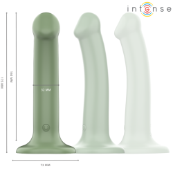 INTENSE - BECCA VIBRATOR MIT SAUGNAPF 10 VIBRATIONEN GRÜNE FERNBEDIENUNG – D-244472 – Produktansicht 3