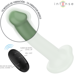 INTENSE - BECCA VIBRATOR MIT SAUGNAPF 10 VIBRATIONEN GRÜNE FERNBEDIENUNG – D-244472 – Produktansicht 4