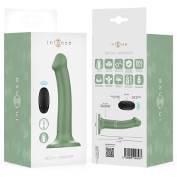 INTENSE - BECCA VIBRATOR MIT SAUGNAPF 10 VIBRATIONEN GRÜNE FERNBEDIENUNG – D-244472 – Produktansicht 8