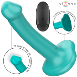 INTENSE - KATIE VIBRATOR MIT SAUGNÄPFEN 10 VIBRATIONEN BLAU FERNBEDIENUNG – D-244473 – Produktansicht 2