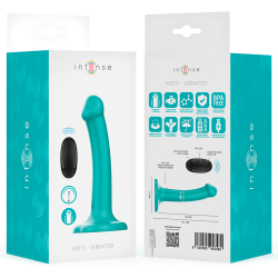 INTENSE - KATIE VIBRATOR MIT SAUGNÄPFEN 10 VIBRATIONEN BLAU FERNBEDIENUNG – D-244473 – Produktansicht 8