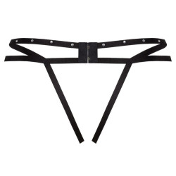 LIVCO CORSETTI FASHION - NOMADE TANGA MIT SCHRITTFREIEN SCHWARZ – Produktansicht 4
