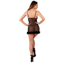 LIVCO CORSETTI FASHION - ZERUNAM SET BABYDOLL + SCHWARZER TANGA – Produktansicht 2