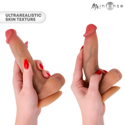 MR INTENSE – BRUCE S SILIKON-DILDO MIT HODEN, 17,8 CM, Ø 4 CM – Produktansicht 2