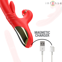 INTENSE - ROSALIA MULTIFUNKTIONSVIBRATOR 3 IN 1 ROT – Produktansicht 7