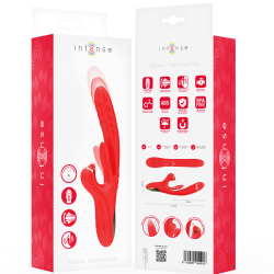 INTENSE - ROSALIA MULTIFUNKTIONSVIBRATOR 3 IN 1 ROT – Produktansicht 8