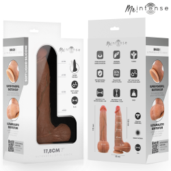 MR INTENSE – BRUCE S SILIKON-DILDO MIT HODEN, 17,8 CM, Ø 4 CM – Produktansicht 8