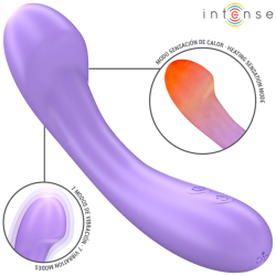INTENSE - BECKY VIBRATOR 19 CM HEIZBAR 7 VIBRATIONEN LILA – Produktansicht 2