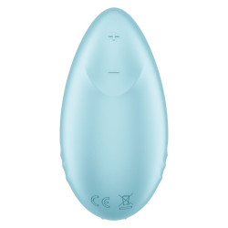 SATISFYER - TROPICAL TIP AUFLEGVIBRATOR BLAU – Produktansicht 4