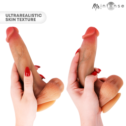 MR INTENSE - BRUCE M SILIKONDILDO MIT HODEN 20 CM -Ø- 4,5 CM – Produktansicht 2