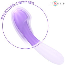 INTENSE - BECKY VIBRATOR 19 CM HEIZBAR 7 VIBRATIONEN LILA – Produktansicht 5