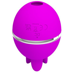 PRETTY LOVE - GEMINI BALL LILA. RUNDER VIBRATOR AUS SILIKON – Produktansicht 3
