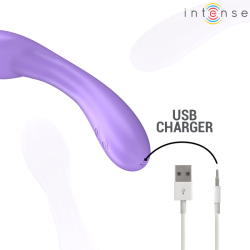INTENSE - BECKY VIBRATOR 19 CM HEIZBAR 7 VIBRATIONEN LILA – Produktansicht 7