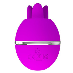 PRETTY LOVE - GEMINI BALL LILA. RUNDER VIBRATOR AUS SILIKON – Produktansicht 7