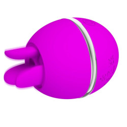 PRETTY LOVE - GEMINI BALL LILA. RUNDER VIBRATOR AUS SILIKON – Produktansicht 8
