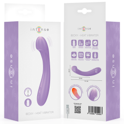 INTENSE - BECKY VIBRATOR 19 CM HEIZBAR 7 VIBRATIONEN LILA – Produktansicht 8