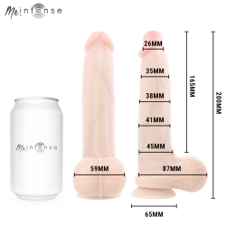 MR INTENSE - BRUCE M SILIKONDILDO MIT HODEN 20 CM -Ø- 4,5 CM – Produktansicht 4
