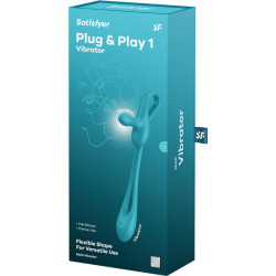 SATISFYER - PLUG & PLAY 1 FLEXIBLER MULTIVIBRATOR – Produktansicht 6