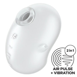 SATISFYER - CUTIE GHOST AUFLEGEVIBRATOR WEISS – Produktansicht 2