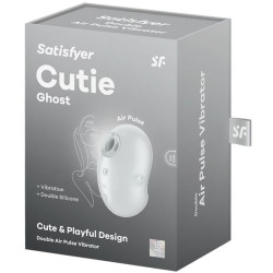 SATISFYER - CUTIE GHOST AUFLEGEVIBRATOR WEISS – Produktansicht 5