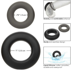 CALEXOTICS - ALPHA PROLONG SET MIT 2 RINGEN GRAU – Produktansicht 8