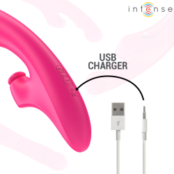 INTENSE - EMI VIBRATOR 13,5 CM MULTIFUNKTION 3 IN 1 10 VIBRATIONEN ROSA – Produktansicht 7