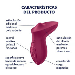 SATISFYER - EXCITERRR VIBRATOR AUFLEGBARER KLITORIS FUCHSIA – Produktansicht 4