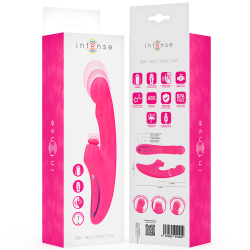 INTENSE - EMI VIBRATOR 13,5 CM MULTIFUNKTION 3 IN 1 10 VIBRATIONEN ROSA – Produktansicht 8