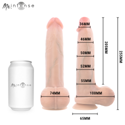MR INTENSE - BRUCE XL SILIKON-DILDO MIT HODEN 25,5 CM -Ø- 5,5 CM – Produktansicht 5