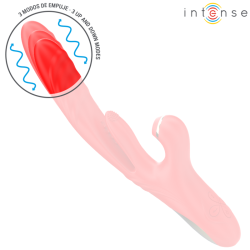 INTENSE - KAROL MULTIFUNKTIONSVIBRATOR STOSS & STIMULATION & STIMULIERENDE WELLEN ROT – Produktansicht 5