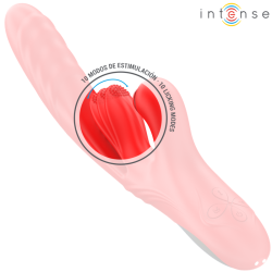 INTENSE - KAROL MULTIFUNKTIONSVIBRATOR STOSS & STIMULATION & STIMULIERENDE WELLEN ROT – Produktansicht 6