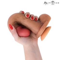 MR INTENSE – GARY L ULTRA-REALISTISCHER SILIKON-PENIS MIT HODEN 23 CM – Ø 4,7 CM – Produktansicht 5
