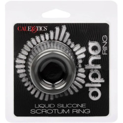CALEXOTICS - ALPHA SCROTUM DEHNUNGSRING SCHWARZ – Produktansicht 2