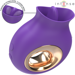 INTENSE - TULI KLITORISSTIMULATOR 9 VIBRATIONEN & 9 OSZILLATIONEN LILA – Produktansicht 2