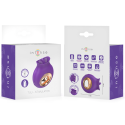INTENSE - TULI KLITORISSTIMULATOR 9 VIBRATIONEN & 9 OSZILLATIONEN LILA – Produktansicht 7