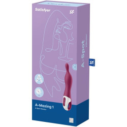 SATISFYER - AMAZING 1 ASPOT VIBRATOR BEERE – Produktansicht 3