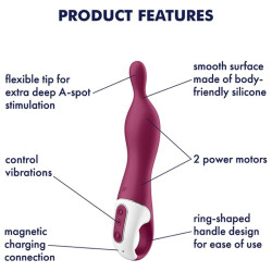 SATISFYER - AMAZING 1 ASPOT VIBRATOR BEERE – Produktansicht 4