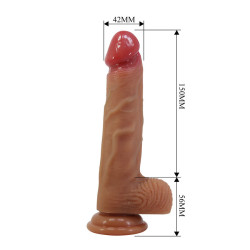 PRETTY LOVE - LISLE REALISTISCHER DILDO MIT SAUGNAPF 20,6 CM -Ø- 4,2 CM – Produktansicht 7