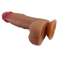 PRETTY LOVE - DUVALL REALISTISCHER DILDO MIT SAUGNAPF 19,3 CM -Ø- 4,5 CM – Produktansicht 4