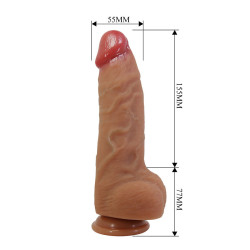 PRETTY LOVE - NAJM REALISTISCHER DILDO MIT SAUGNAPF 23,2 CM -Ø- 5,5 CM – Produktansicht 7