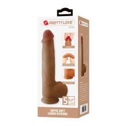 PRETTY LOVE - ORTON REALISTISCHER DILDO MIT SAUGNAPF 23,5 CM -Ø- 4,9 CM – Produktansicht 8