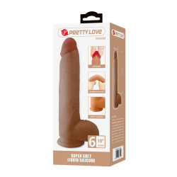 PRETTY LOVE - MENDEL REALISTISCHER DILDO MIT SAUGNAPF 25,5 CM -Ø- 5,6 CM – Produktansicht 8