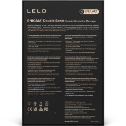 LELO - ENIGMA DOPPEL-SCHALLVIBRATOR POINT G SCHWARZ – Produktansicht 5