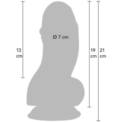 HIDDEN DESIRE - INFERNO FAT BOYS DILDO 19 CM – Produktansicht 3