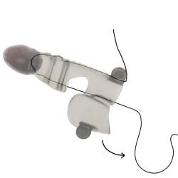 OHMAMA - Penis- und Hodenhülle mit 3 Motoren – Produktansicht 2