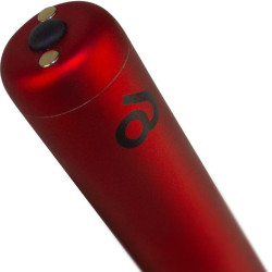 ROCKS-OFF - WIEDERAUFLADBARER VIBRIERENDER BULLET POPPY RED – Produktansicht 3