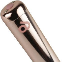 ROCKS-OFF - WIEDERAUFLADBARER VIBRIERENDER BULLET GOLDEN ROSE – Produktansicht 3
