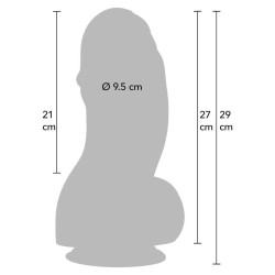 HIDDEN DESIRE - INFERNO FAT BOYS DILDO 27 CM – Produktansicht 2