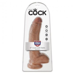 KING COCK - REALISTISCHER DILDO MIT HODEN 22,8 CM – Produktansicht 5